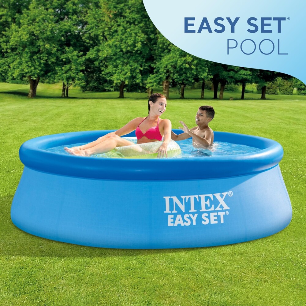 Intex 10-Feet x 30-Inch Easy Set Inflatable Above Ground Swimming Pool